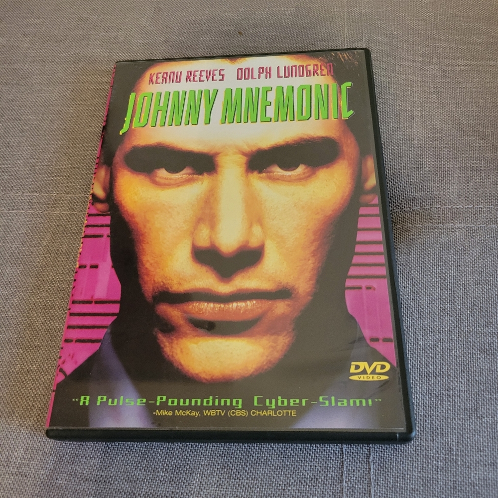 Johnny Mnemonic DVD Keanu Reeves Dolph Lundgren
